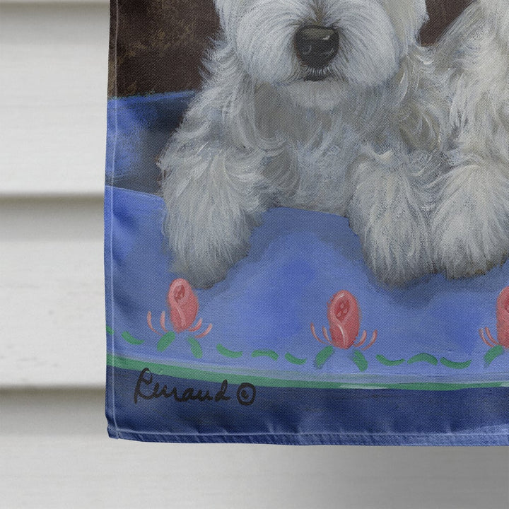 Westie Seize the Day Flag Canvas House Size Image 4