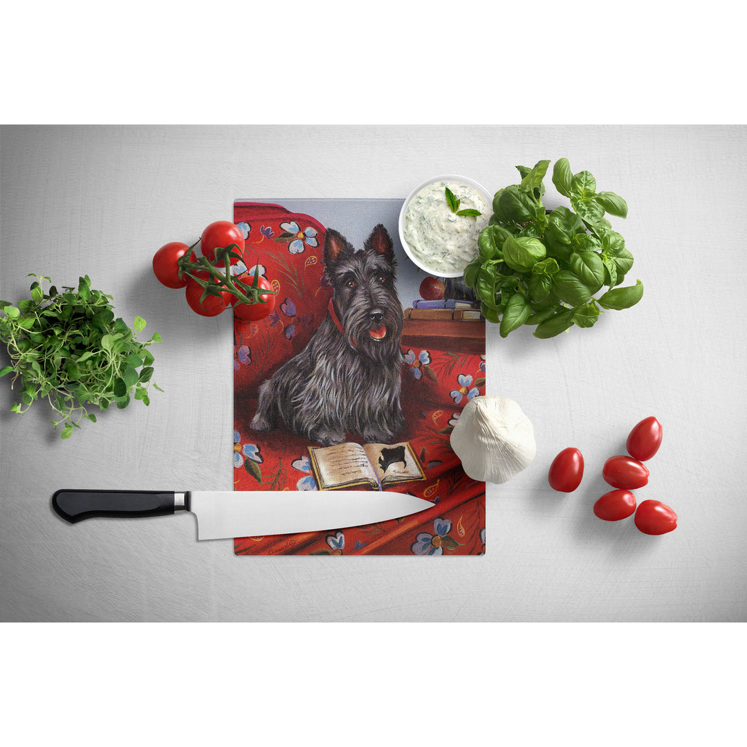 Scottie Lil Einstein Glass Cutting Board Large Image 2