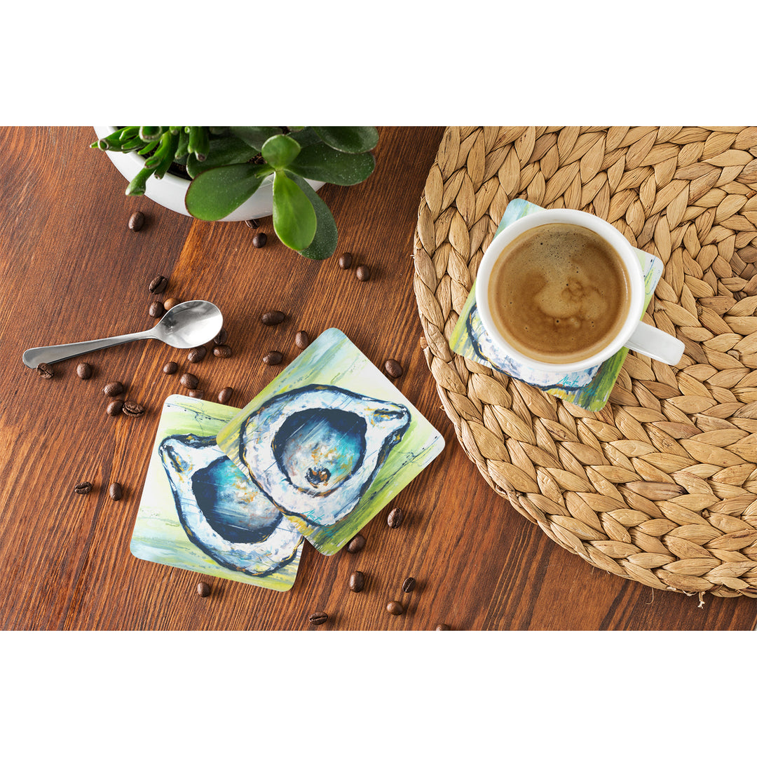 Blue Rock Oyster Foam Coaster Set of 4 Image 4