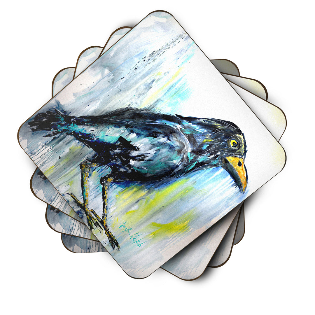 Burnt Corn Raven Foam Coaster Set of 4 Image 2