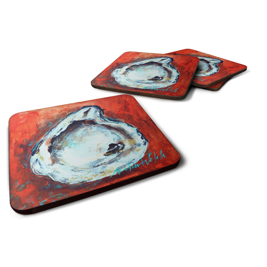 Char Broiled Oyster Foam Coaster Set of 4 Image 1