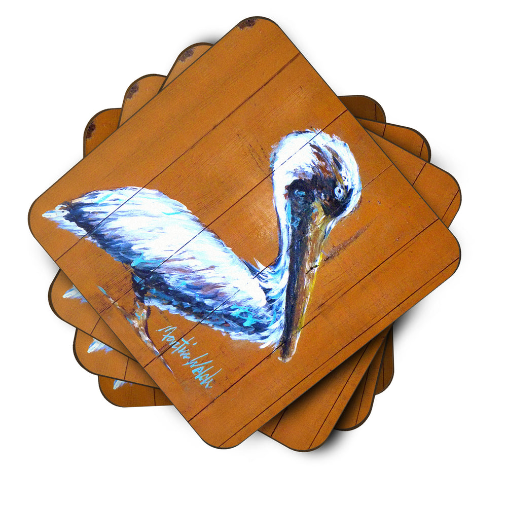 Pelican Hangin In Foam Coaster Set of 4 Image 2