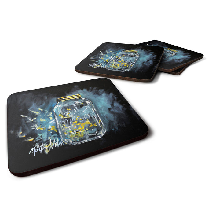 Lightning Bugs Foam Coaster Set of 4 Image 1