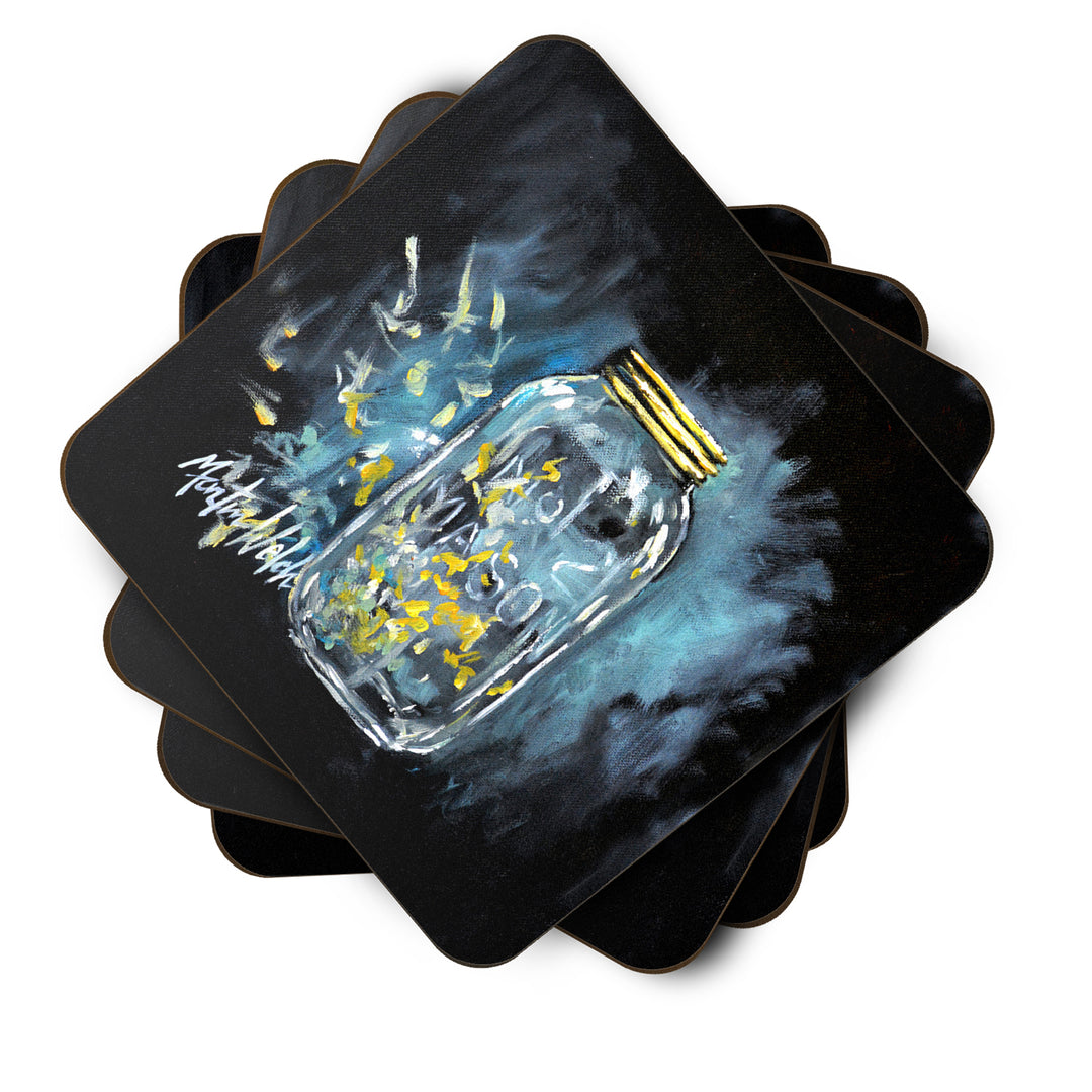 Lightning Bugs Foam Coaster Set of 4 Image 2