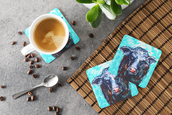 Moo Cow Foam Coaster Set of 4 Image 3