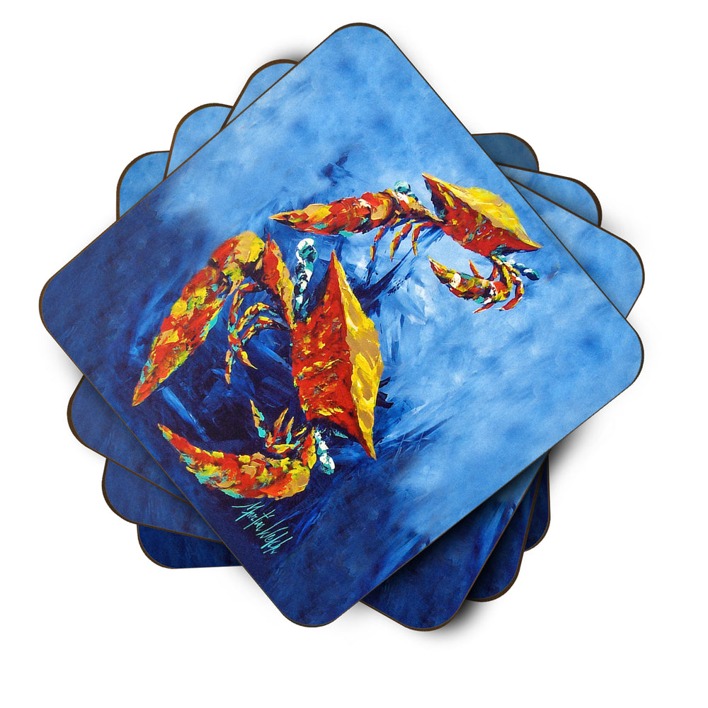 Crab Puddle O Two Foam Coaster Set of 4 Image 2