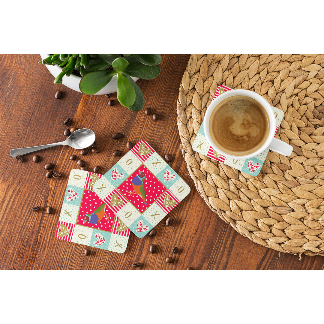 Amadina Love Foam Coaster Set of 4 Image 4