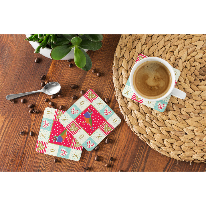 Amadina Love Foam Coaster Set of 4 Image 4