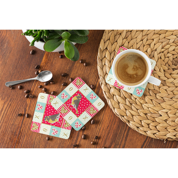 Spanish Canary Love Foam Coaster Set of 4 Image 4