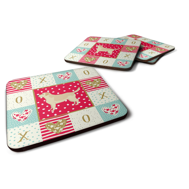 Labrador Retriever Love Foam Coaster Set of 4 Image 1