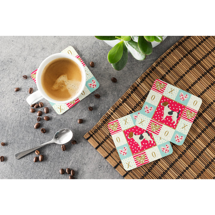 Jack Russell Terrier Love Foam Coaster Set of 4 Image 3