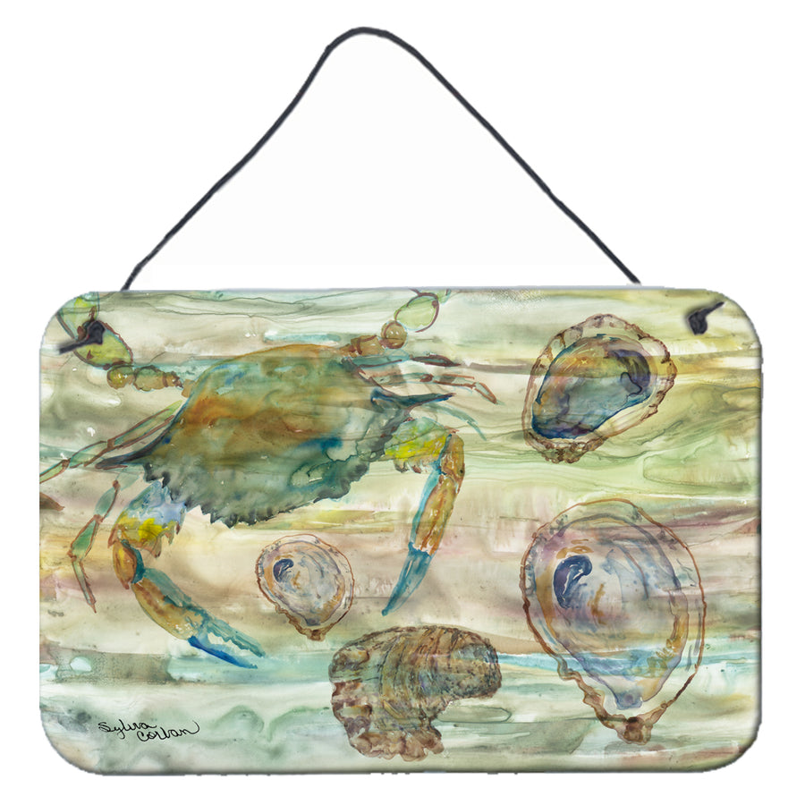 Crab, Shrimp and Oyster Sunset Wall or Door Hanging Prints Image 1