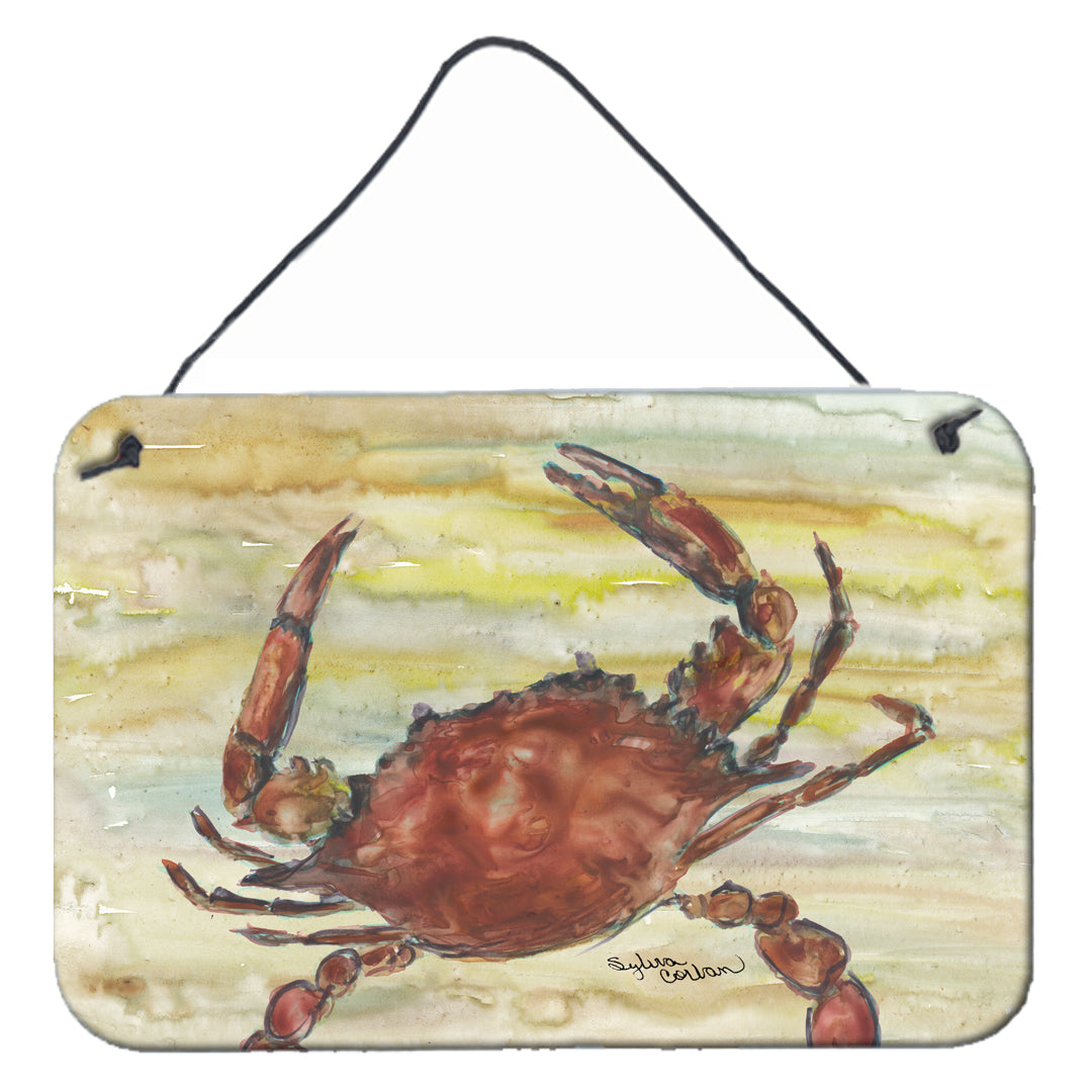 Cooked Crab Yellow Sky Wall or Door Hanging Prints Image 1