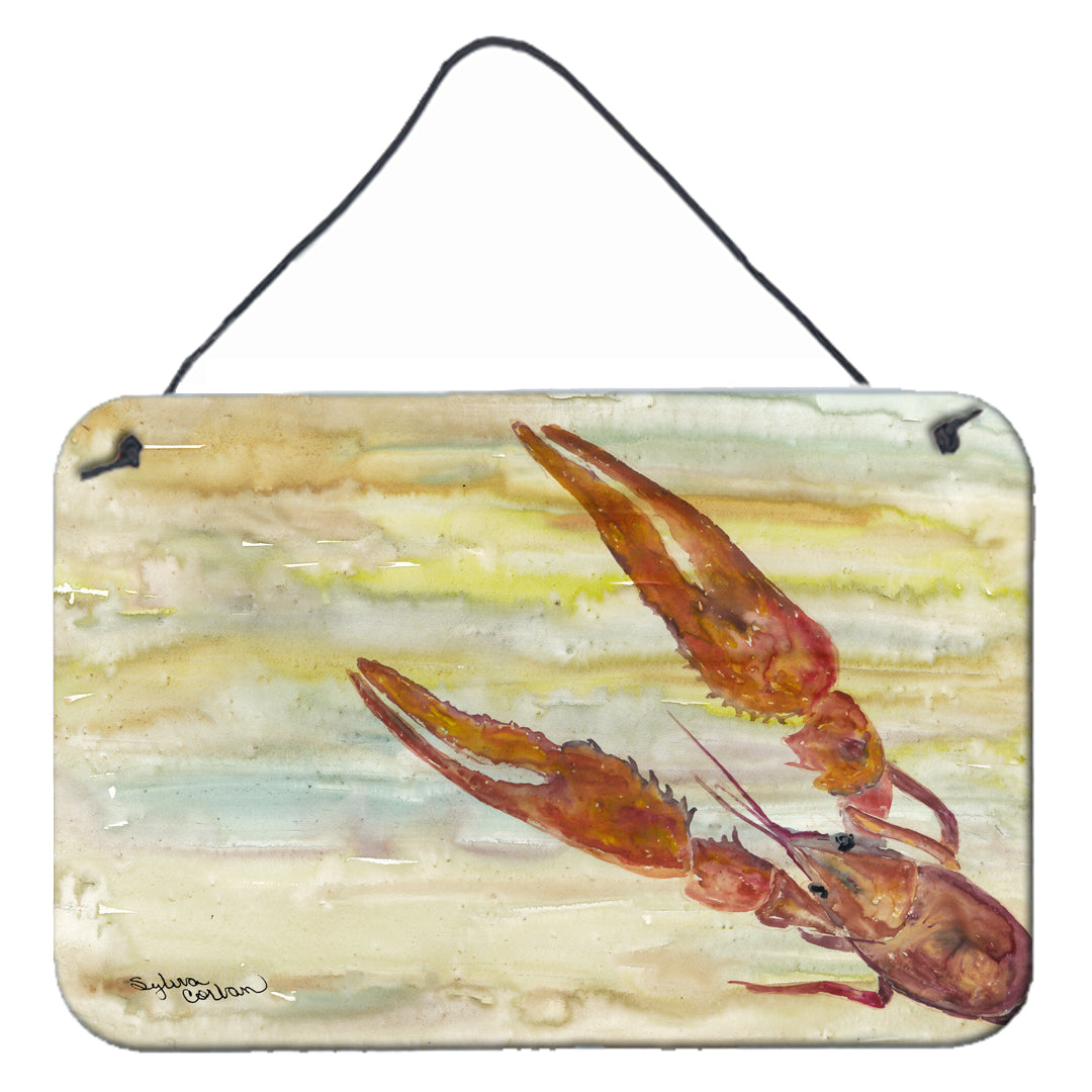 Crawfish Yellow Sky Wall or Door Hanging Prints Image 1