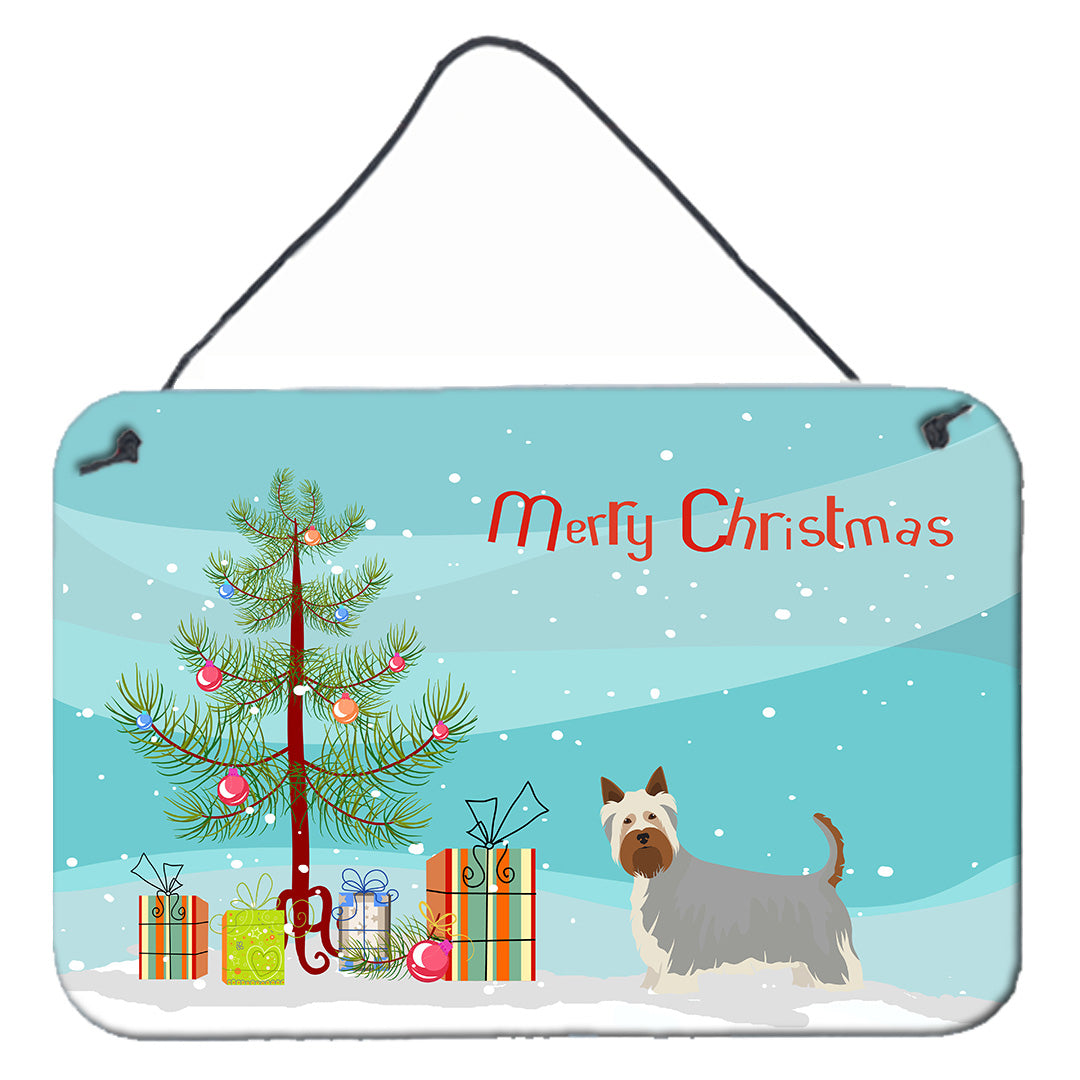 Australian Silky Terrier Christmas Tree Wall or Door Hanging Prints Image 1