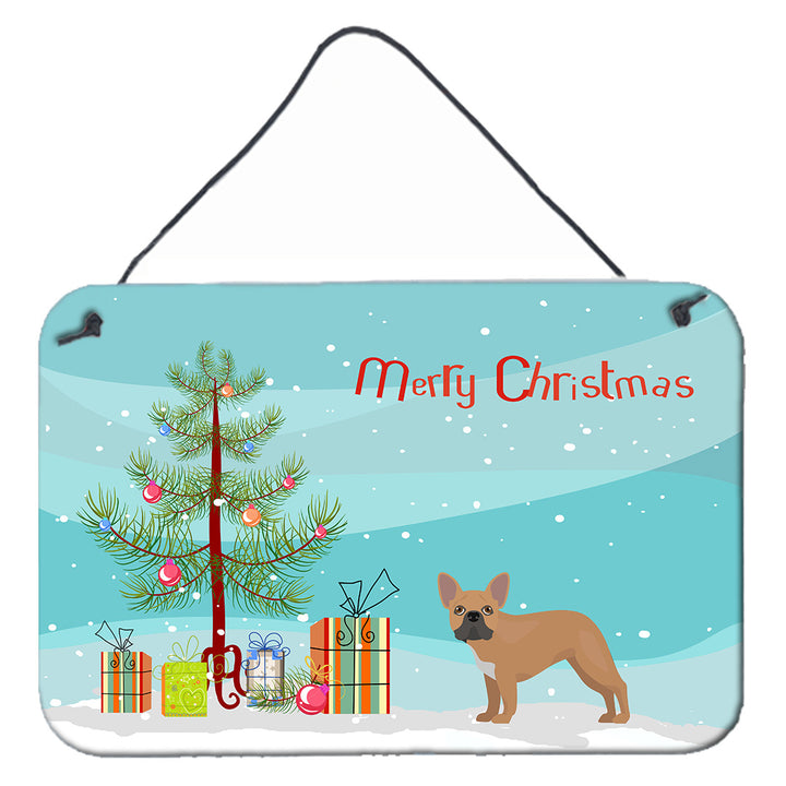 French Bulldog Christmas Tree Wall or Door Hanging Prints Image 1