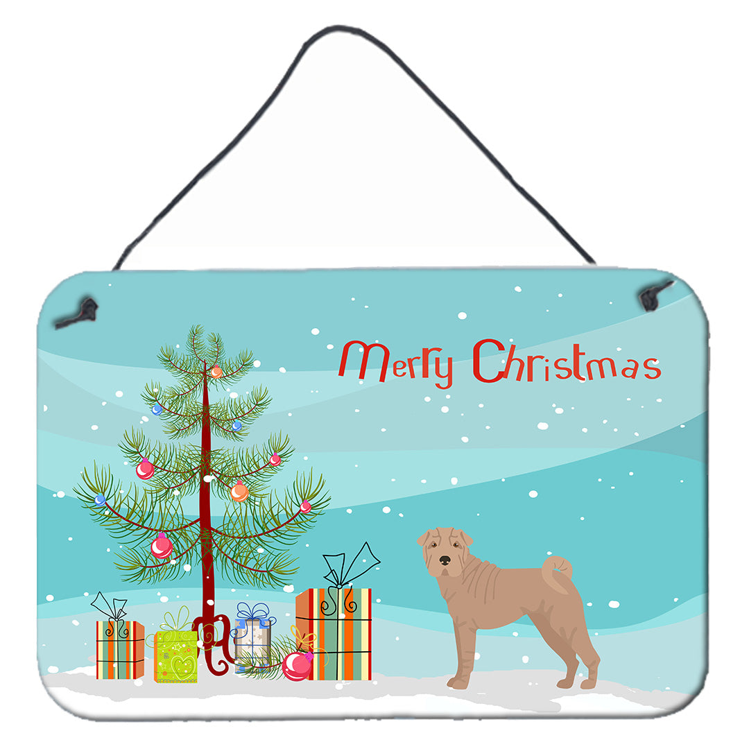 Shar Pei Christmas Tree Wall or Door Hanging Prints Image 1