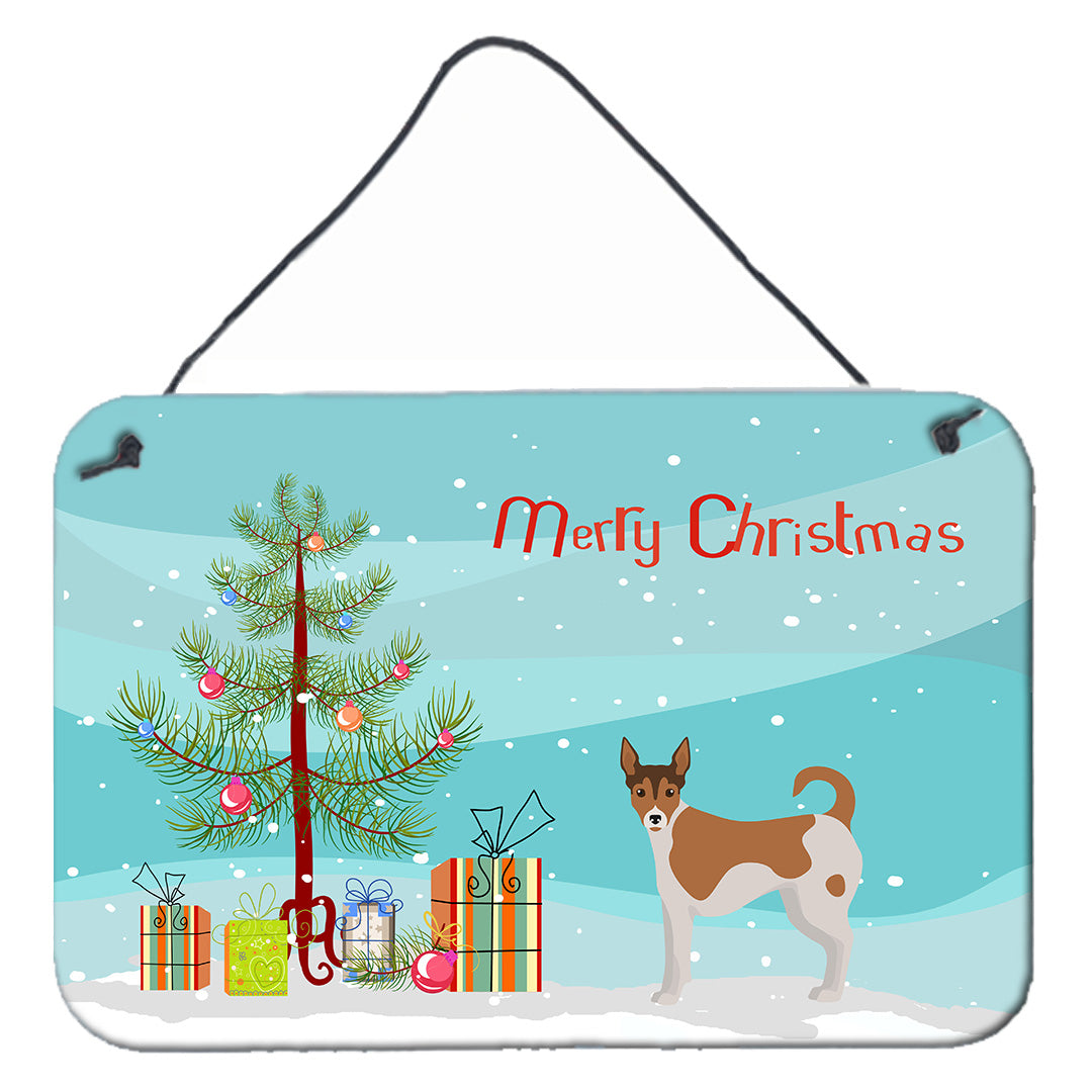 Tenterfield Terrier Christmas Tree Wall or Door Hanging Prints Image 1