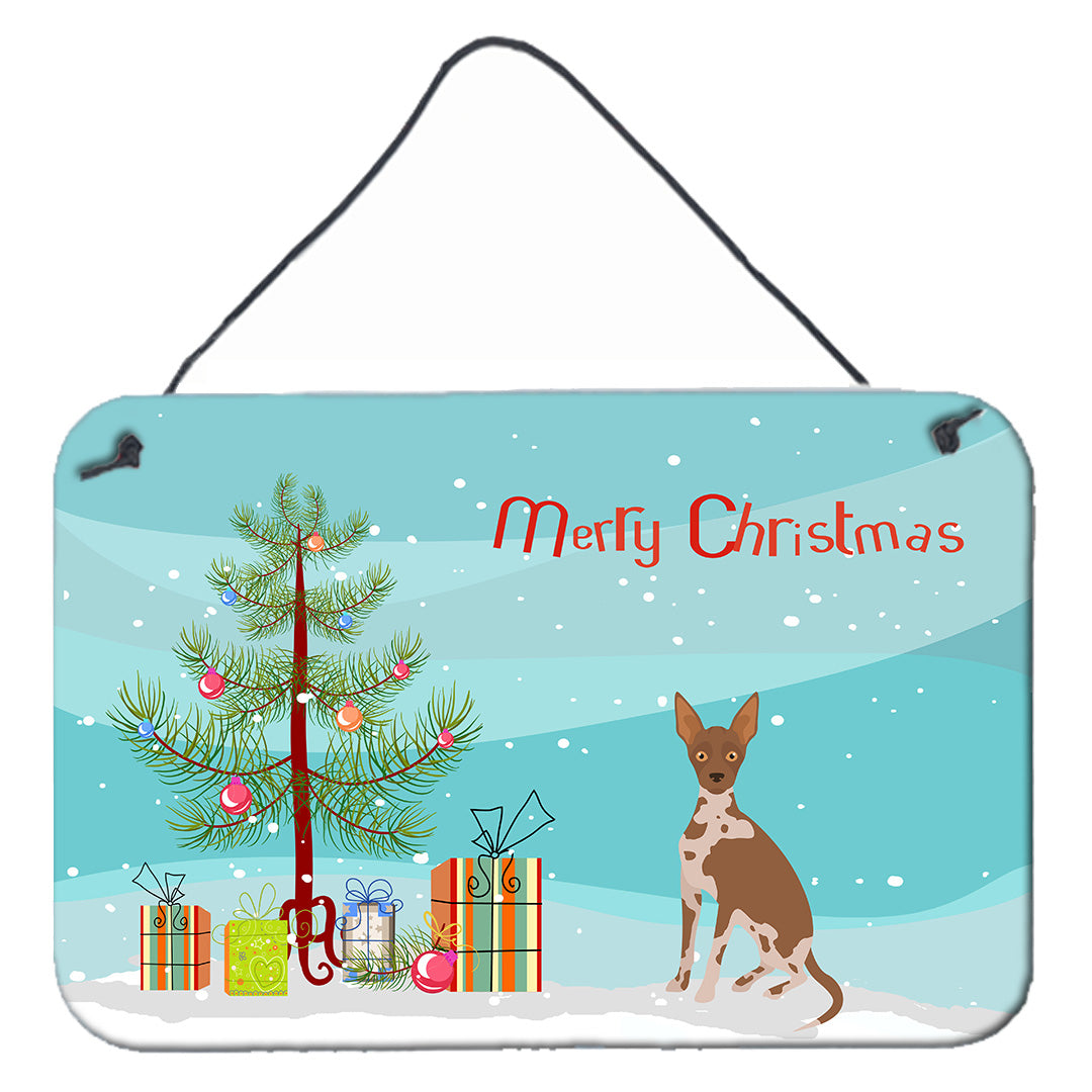 Tan Abyssinian or African Hairless Dog Christmas Tree Wall or Door Hanging Prints Image 1