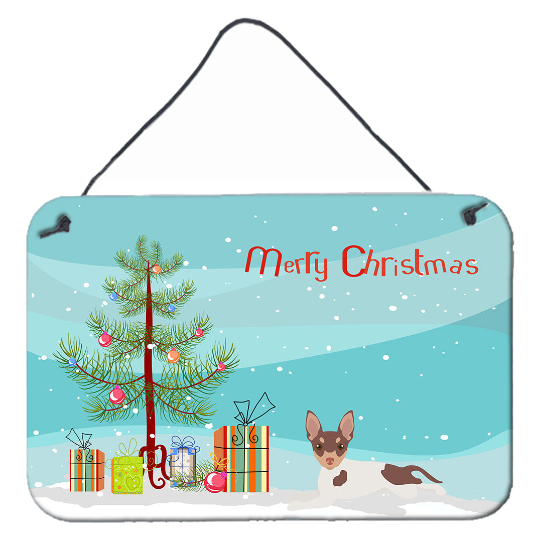 Toy Fox Terrier Christmas Tree Wall or Door Hanging Prints Image 1