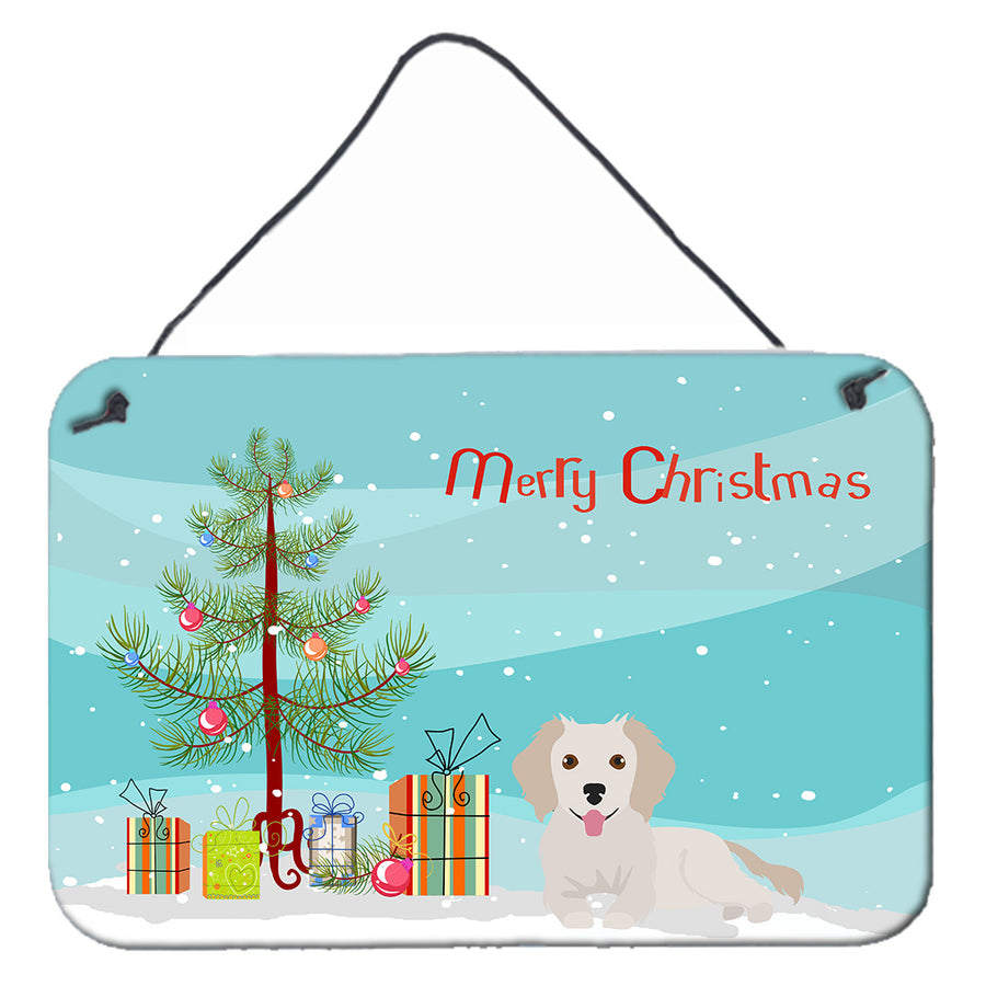 Small Greek Domestic Dog Kokoni Style 2 Christmas Tree Wall or Door Hanging Prints Image 1