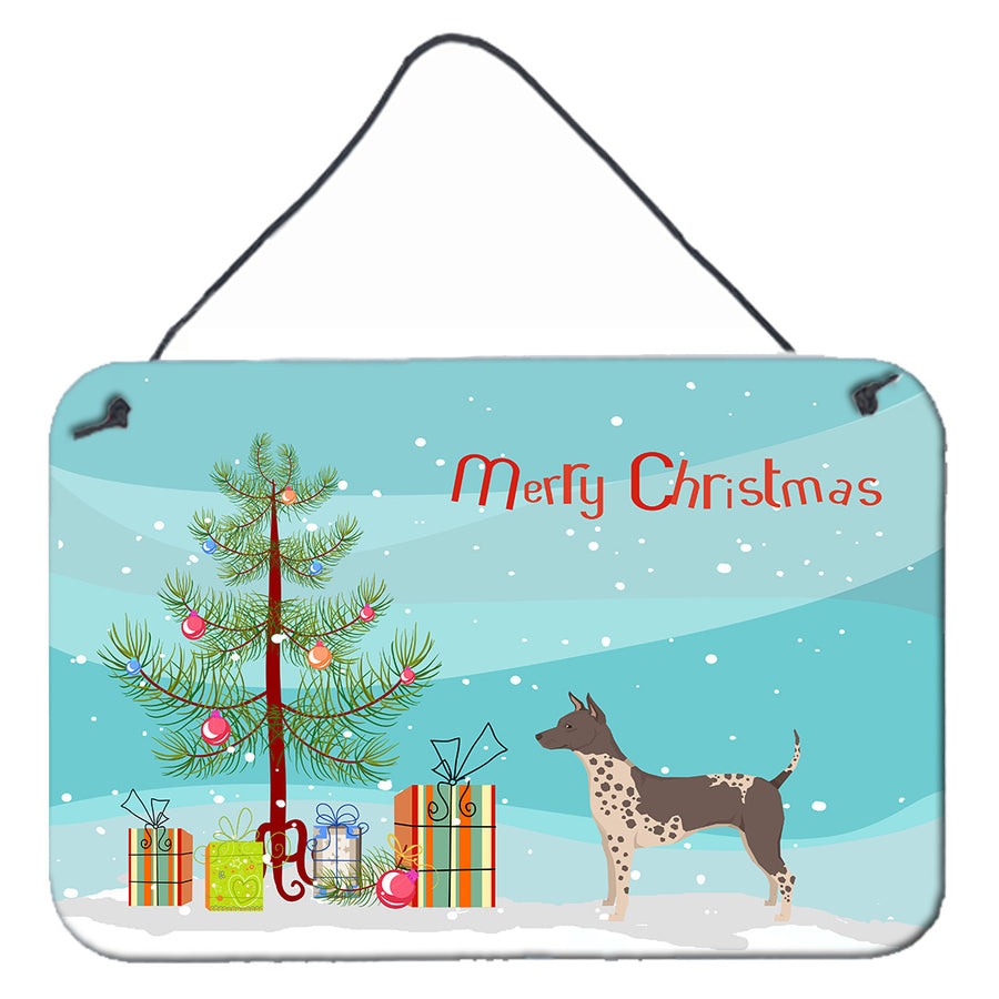 American Hairless Terrier Christmas Tree Wall or Door Hanging Prints Image 1