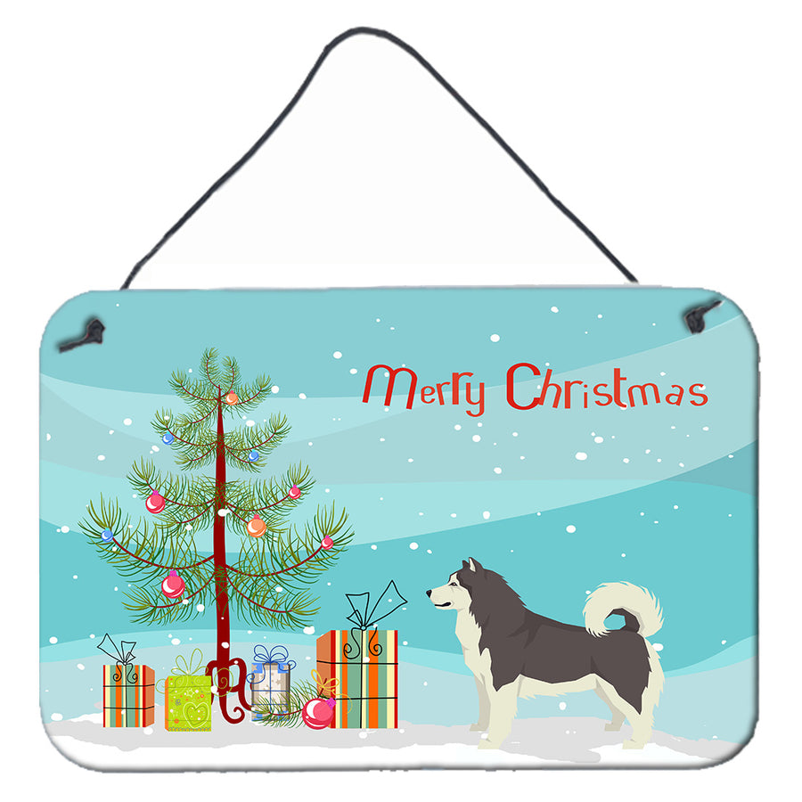 Alaskan Malamute Christmas Tree Wall or Door Hanging Prints Image 1