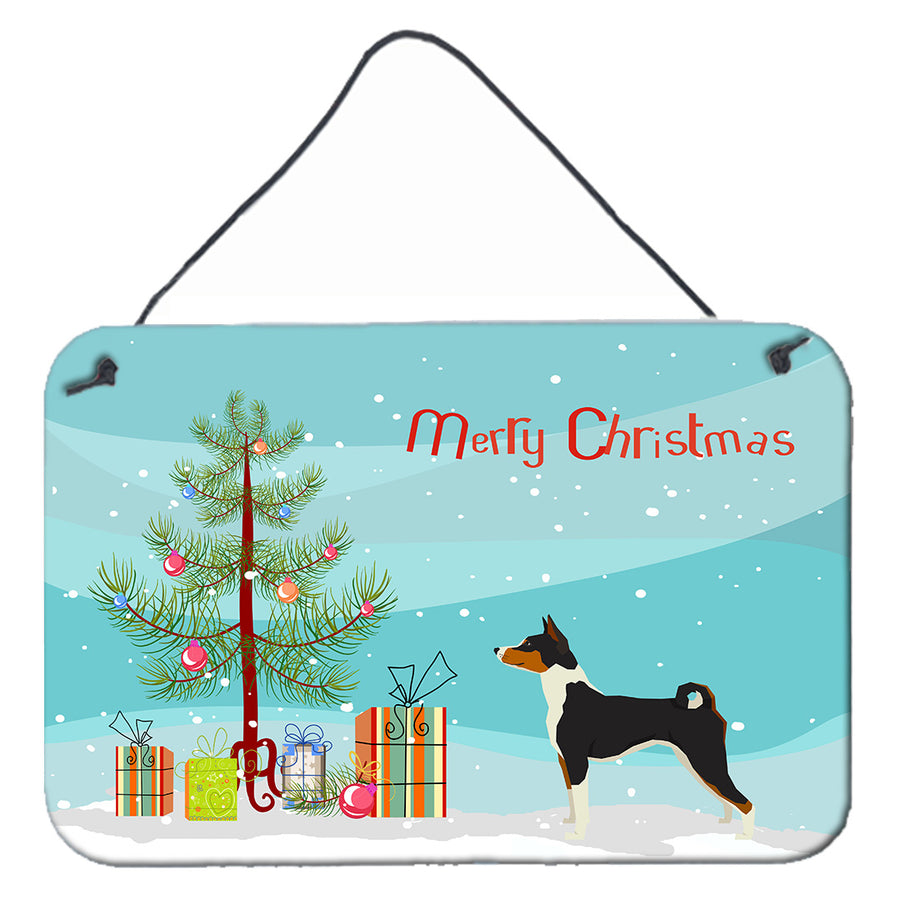 Basenji Christmas Tree Wall or Door Hanging Prints Image 1