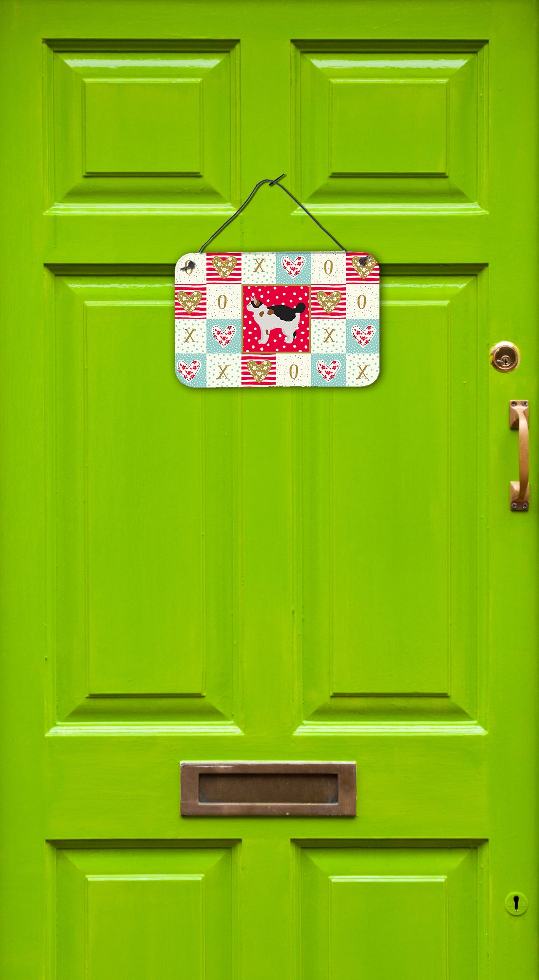 Manx Style 3 Cat Love Wall or Door Hanging Prints Image 2