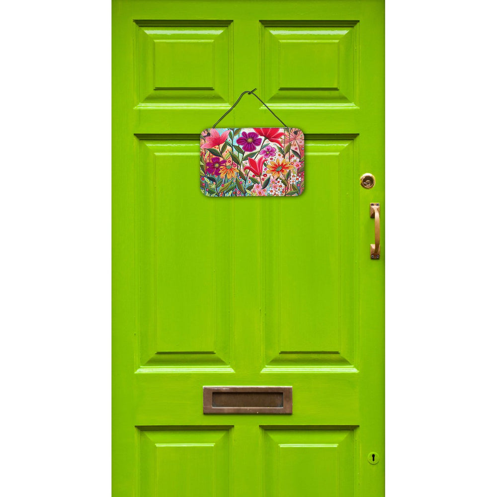 Fanciful Flowers Wall or Door Hanging Prints Image 2