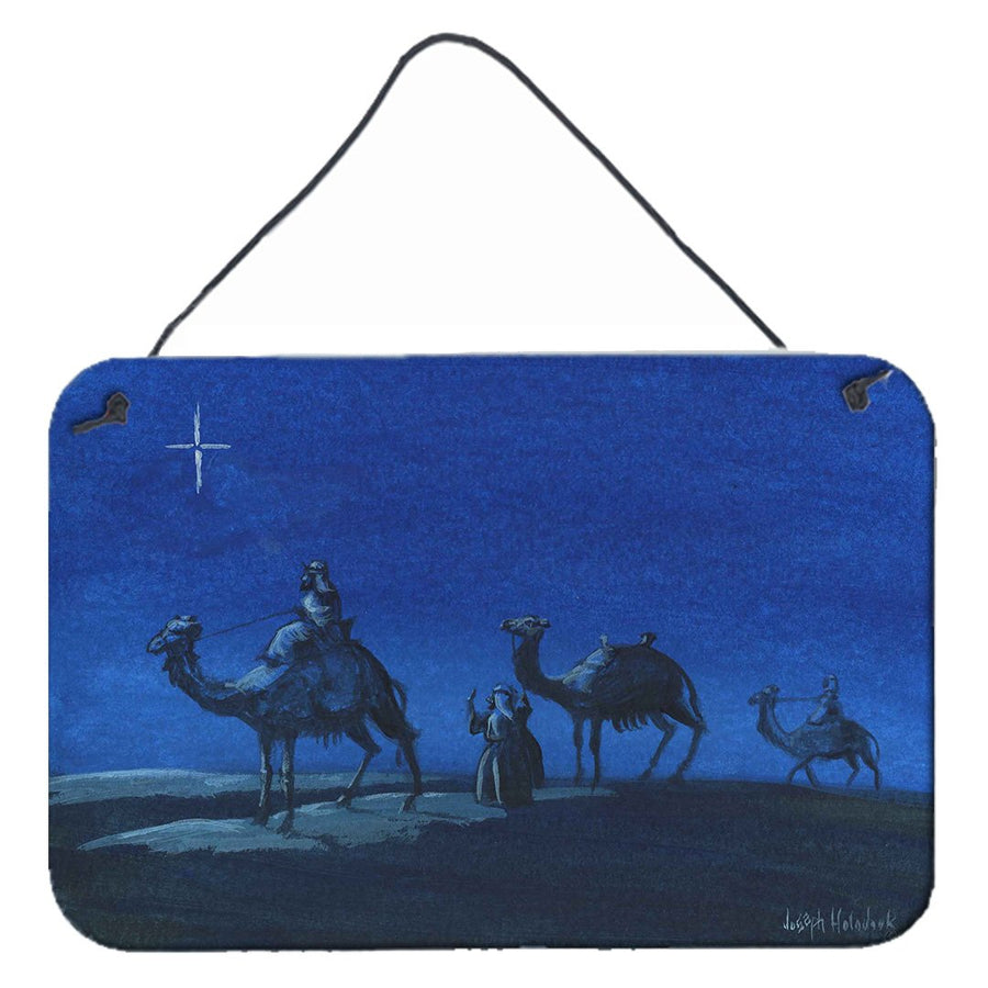 Wise Men in Blue Wall or Door Hanging Prints Image 1