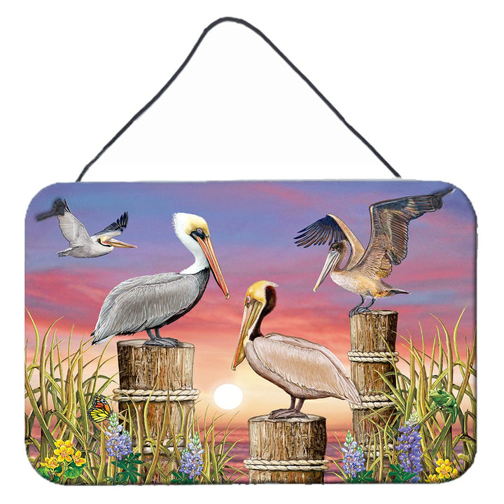 Pelicans Wall or Door Hanging Prints Image 1