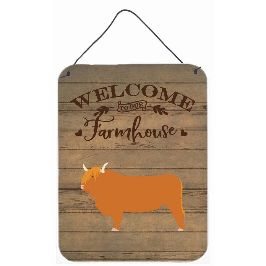 Highland Cow Welcome Wall or Door Hanging Prints Image 1