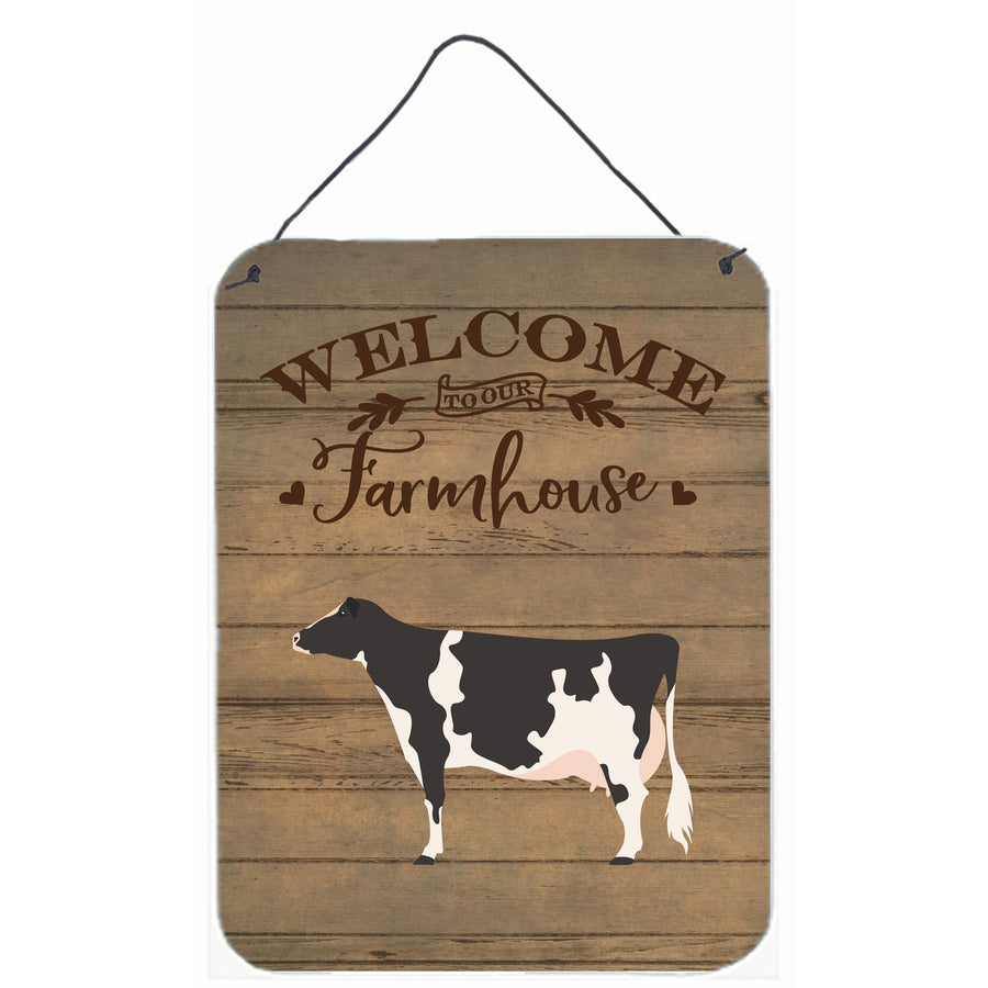 Holstein Cow Welcome Wall or Door Hanging Prints Image 1