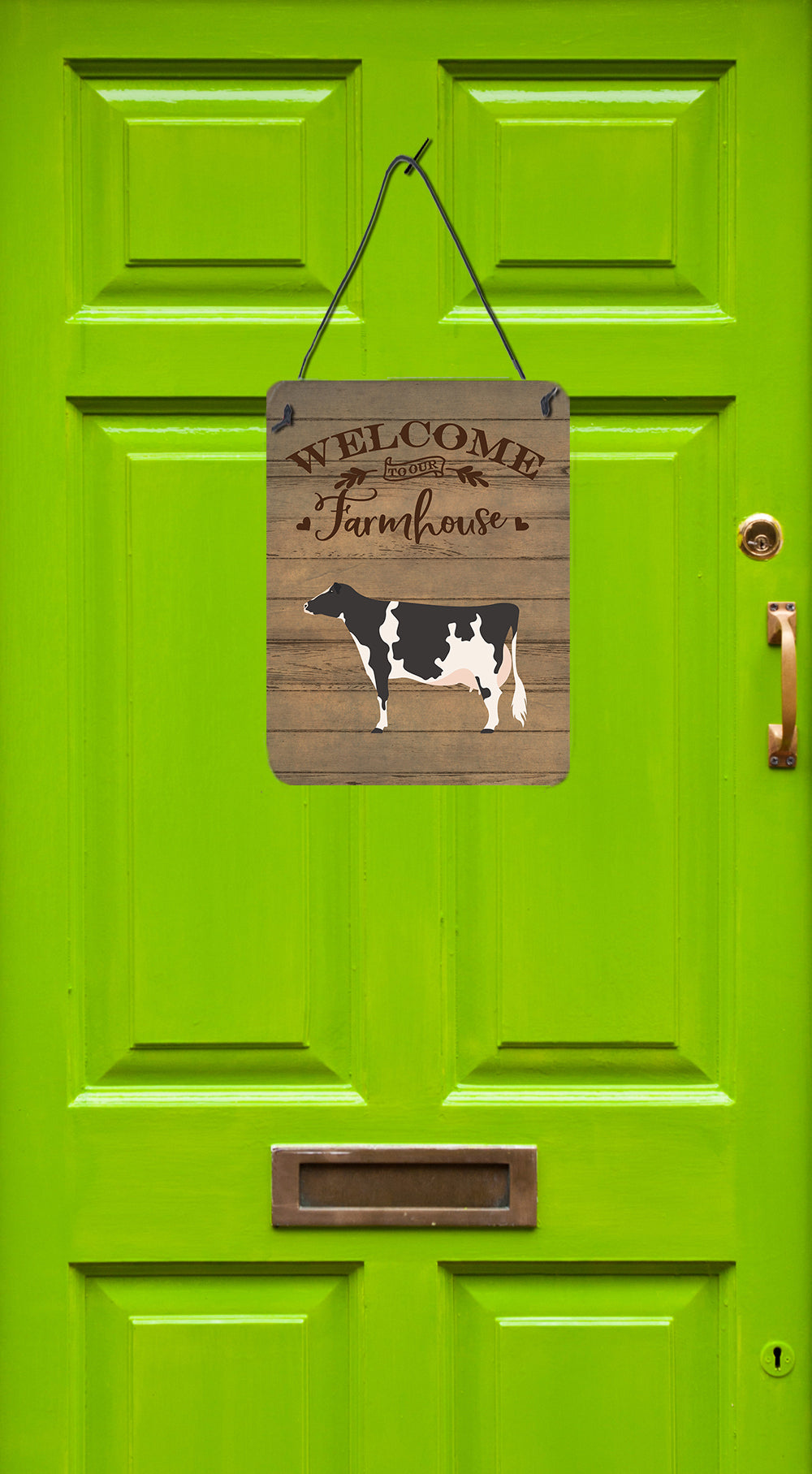 Holstein Cow Welcome Wall or Door Hanging Prints Image 2