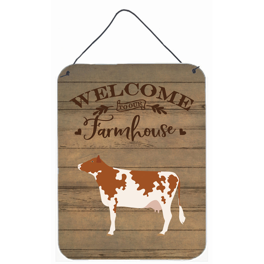 Ayrshire Cow Welcome Wall or Door Hanging Prints Image 1