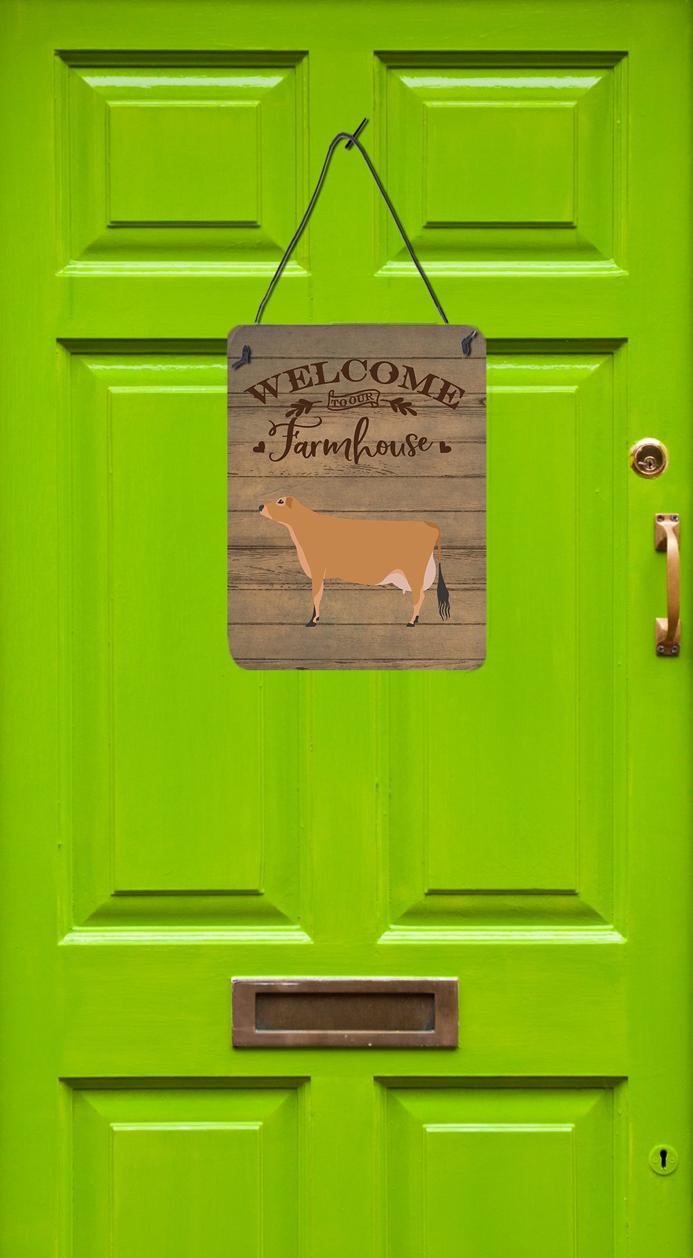 Jersey Cow Welcome Wall or Door Hanging Prints Image 2