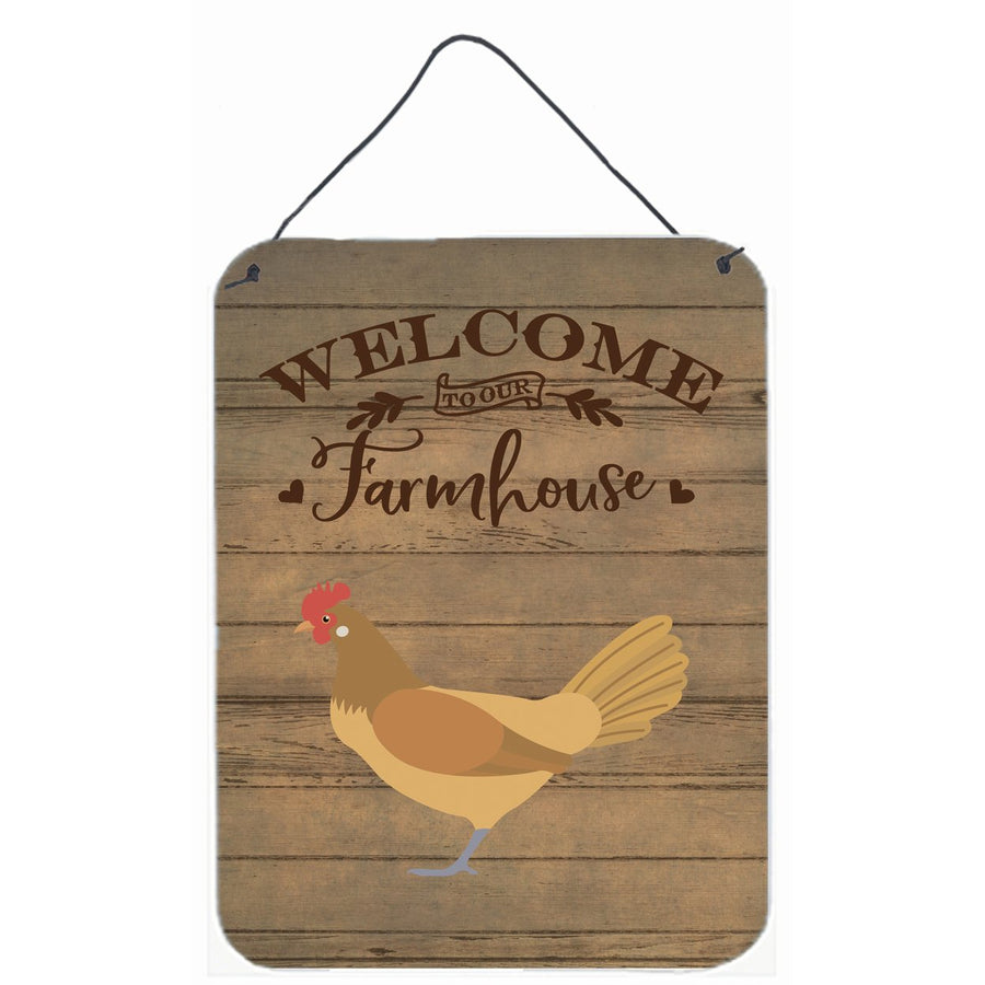 Frisian Friesian Chicken Welcome Wall or Door Hanging Prints Image 1