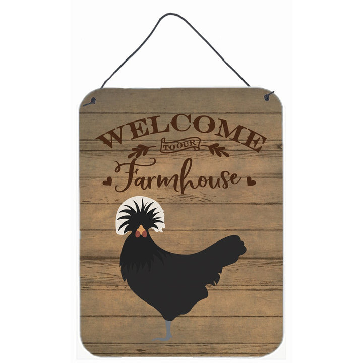 Polish Poland Chicken Welcome Wall or Door Hanging Prints Image 1