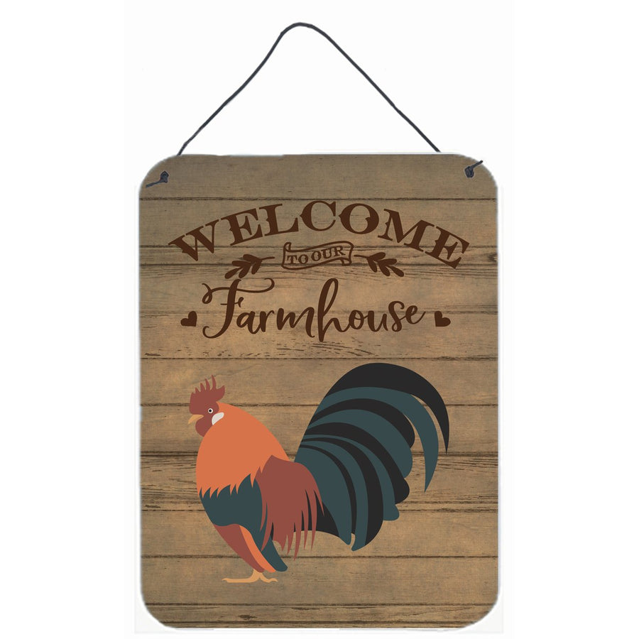 Dutch Bantam Chicken Welcome Wall or Door Hanging Prints Image 1