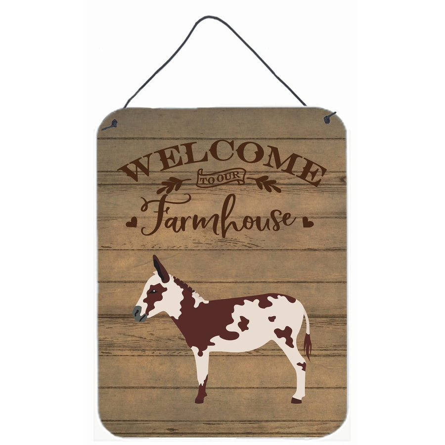 American Spotted Donkey Welcome Wall or Door Hanging Prints Image 1