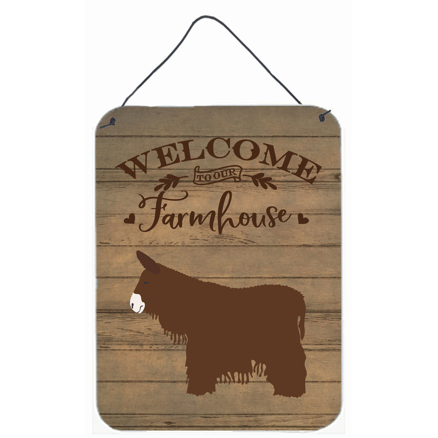 Poitou Poiteuin Donkey Welcome Wall or Door Hanging Prints Image 1