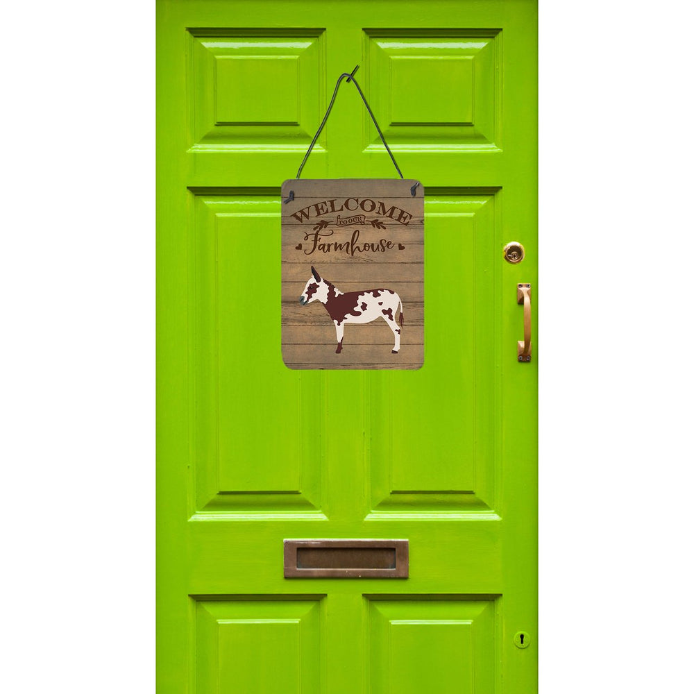 American Spotted Donkey Welcome Wall or Door Hanging Prints Image 2