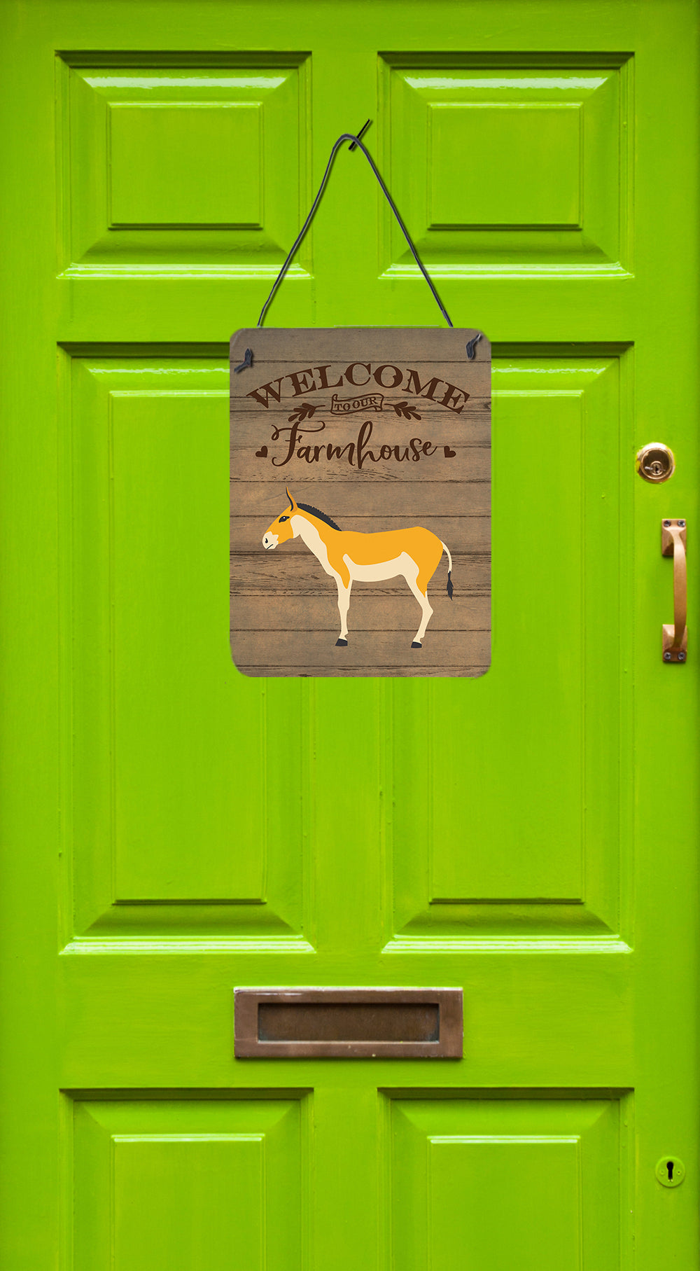 Turkmenian Kulan Donkey Welcome Wall or Door Hanging Prints Image 2