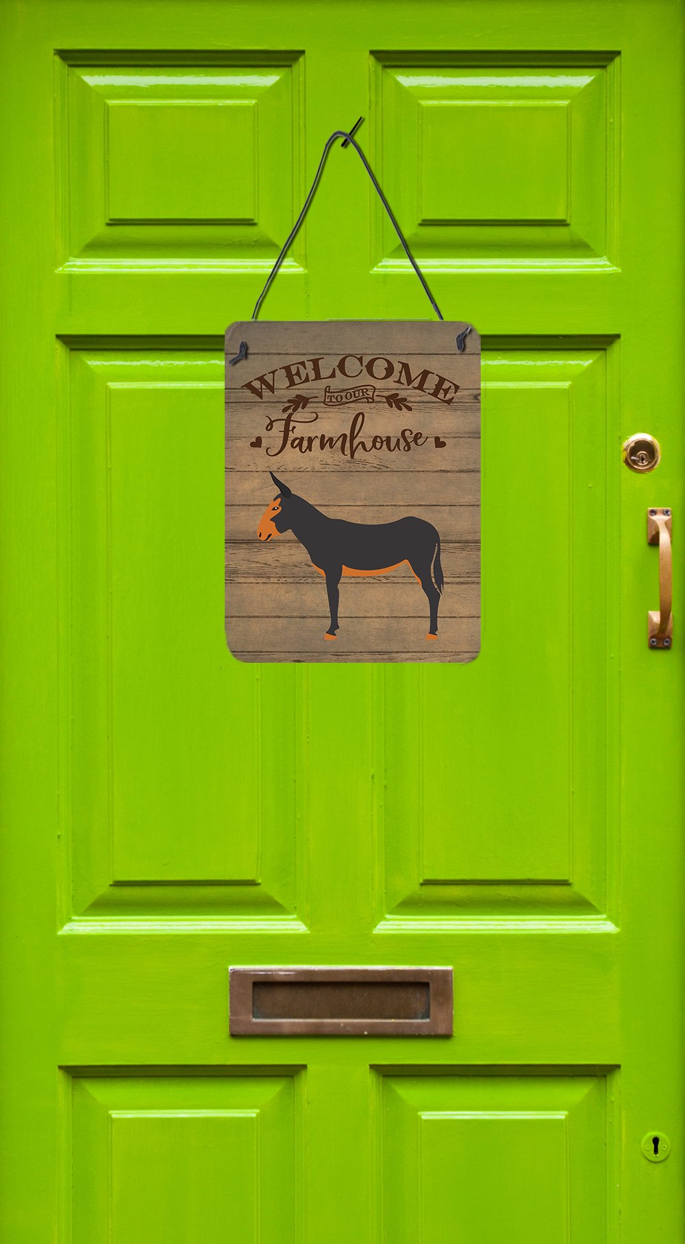 Catalan Donkey Welcome Wall or Door Hanging Prints Image 2