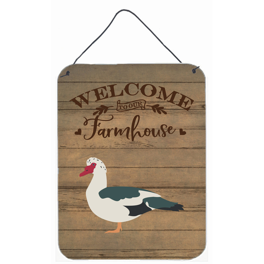 Muscovy Duck Welcome Wall or Door Hanging Prints Image 1