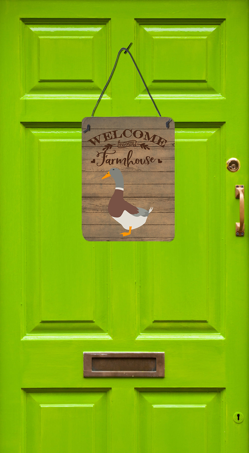 Saxony Sachsenente Duck Welcome Wall or Door Hanging Prints Image 2