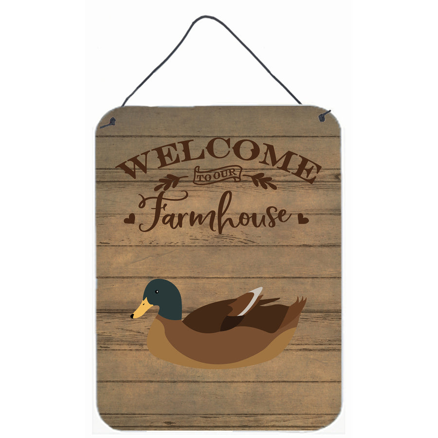 Khaki Campbell Duck Welcome Wall or Door Hanging Prints Image 1