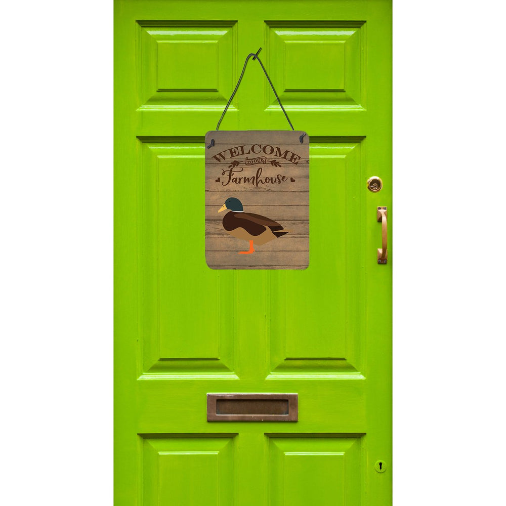 Silver Bantam Duck Welcome Wall or Door Hanging Prints Image 2