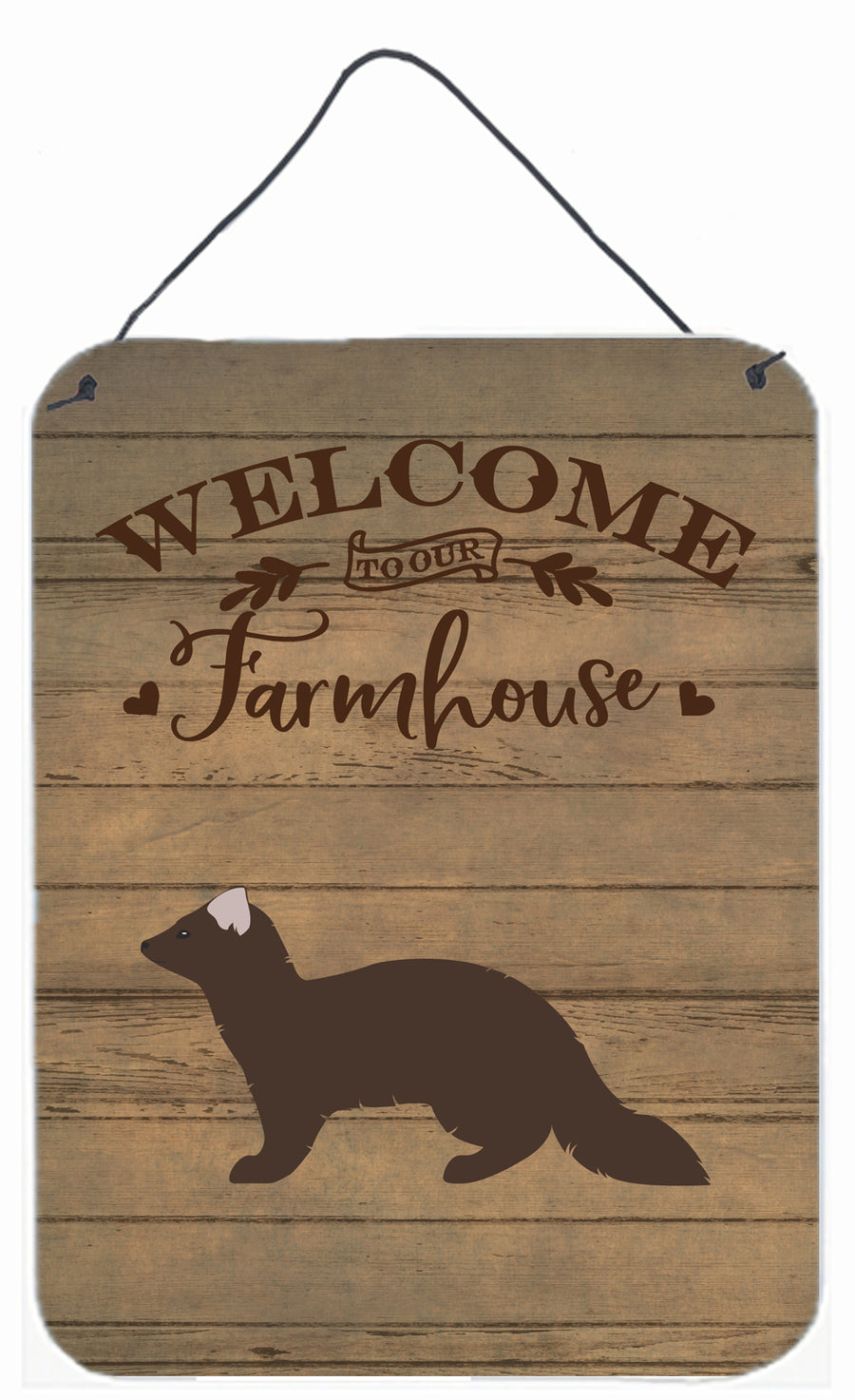 Sable Marten Welcome Wall or Door Hanging Prints Image 1